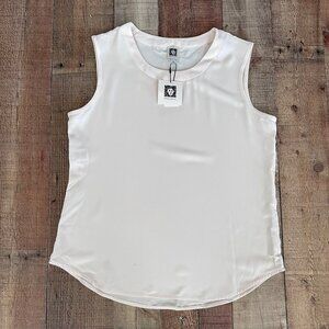 Anne Klein cream sleeveless top women's Medium NWT